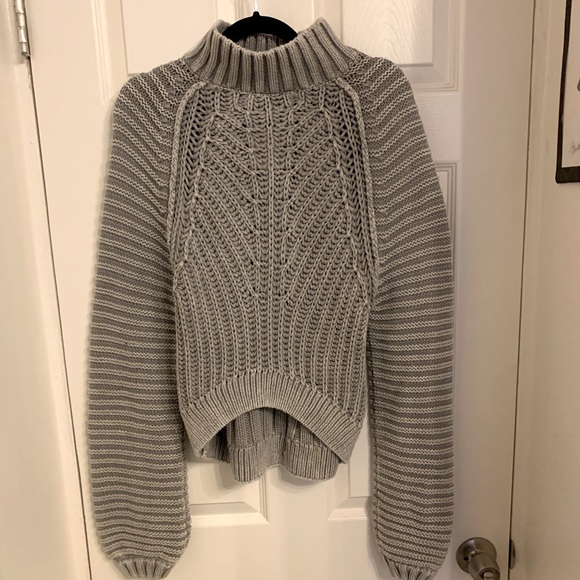 Free People Sweaters - Grey ribbed free people sweater